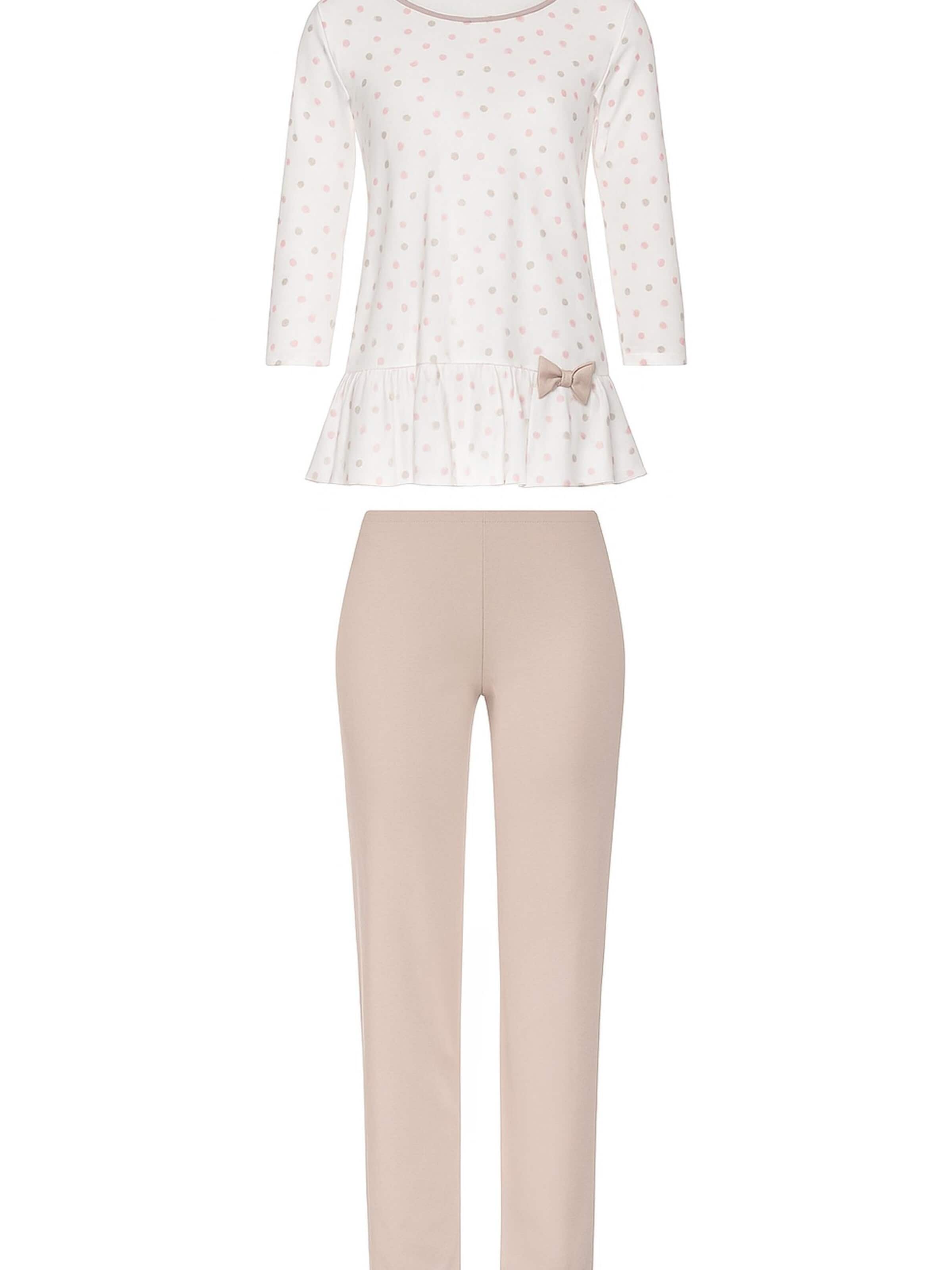 Vivisence Pajama '2033' in Beige: front