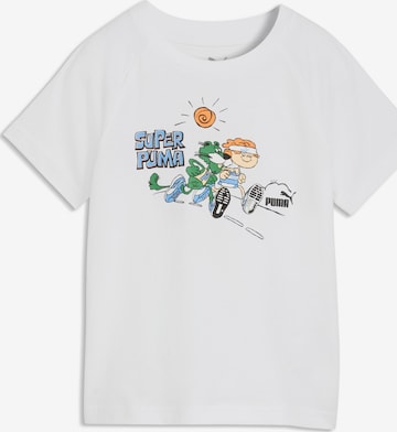 PUMA Performance Shirt in White: front