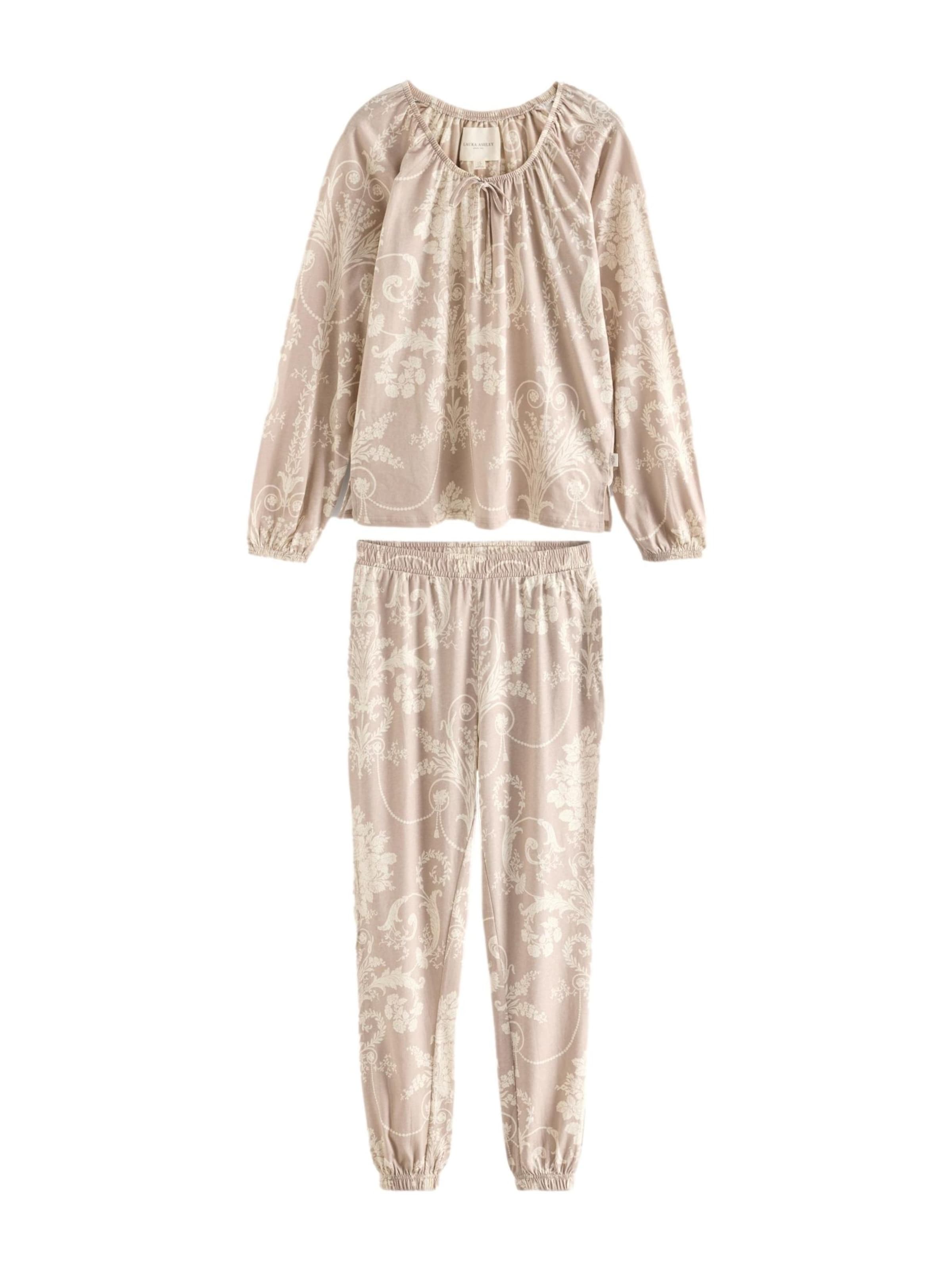 LAURA ASHLEY Pajama in Beige: front