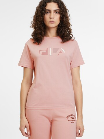 T-shirt 'BRENK' FILA en rose : devant