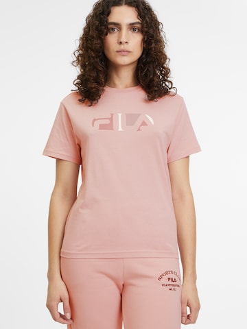 T-shirt 'BRENK' FILA en rose : devant