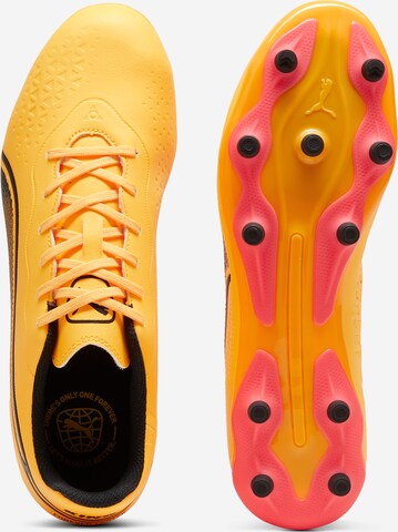 PUMA - Zapatillas de fútbol 'King Match' en amarillo