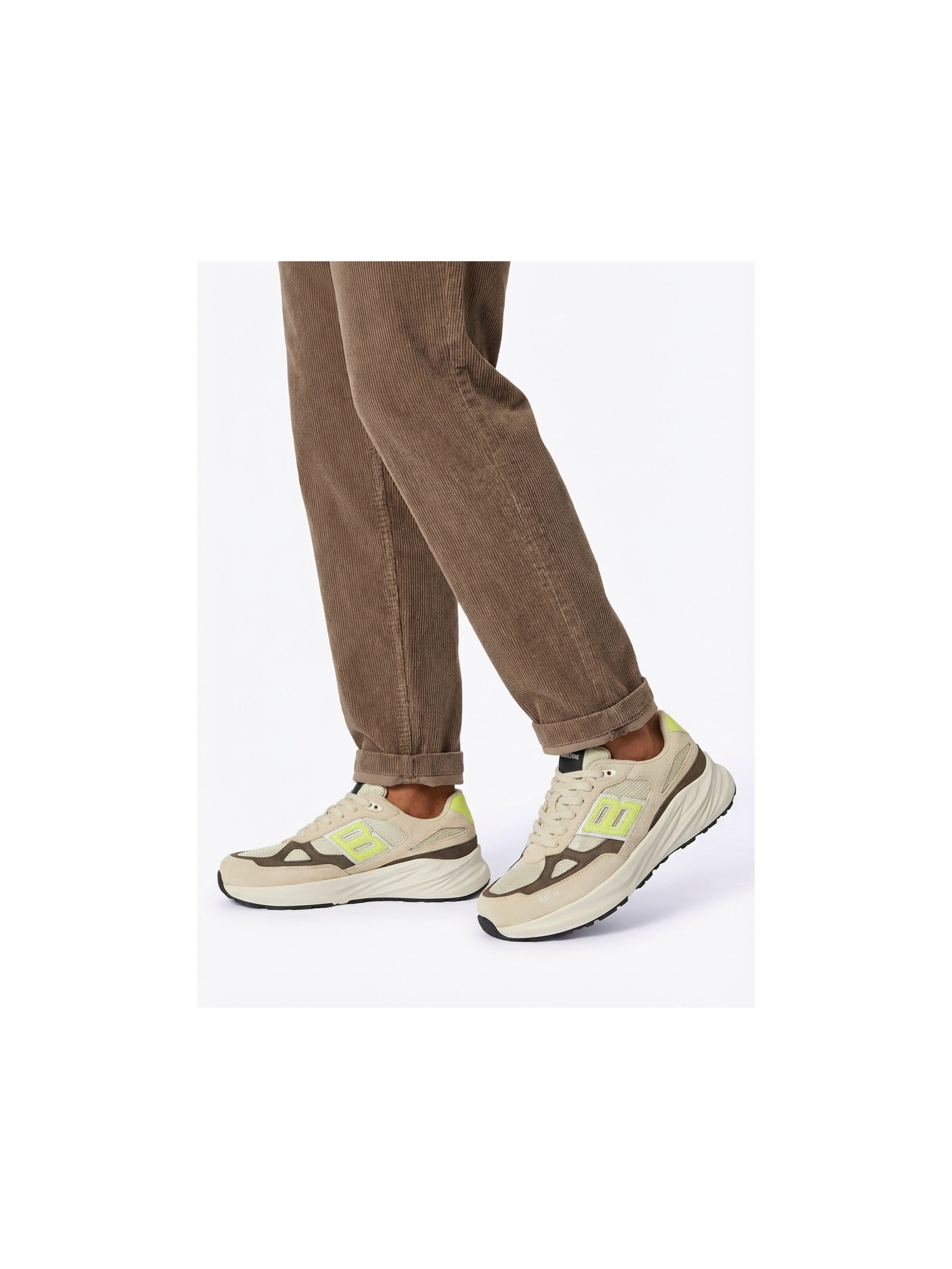 BLACKSTONE - Zapatillas deportivas bajas 'FLINT MOSS' en beige
