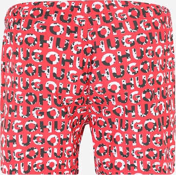 HUGO Плавательные шорты 'TORTUGA' в Красный