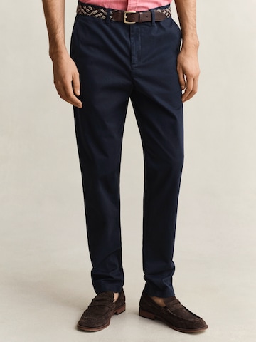 GANT Liibuv Chino-püksid 'CLASSIC', värv sinine: eest vaates