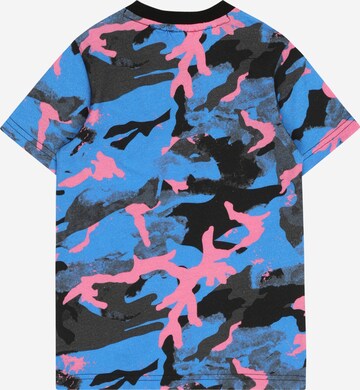 ADIDAS ORIGINALS T-Shirt 'Allover Print Camo' in Blau