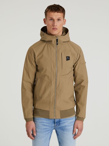 CHASIN' Weatherproof jacket 'Return Mount' in Brown: front