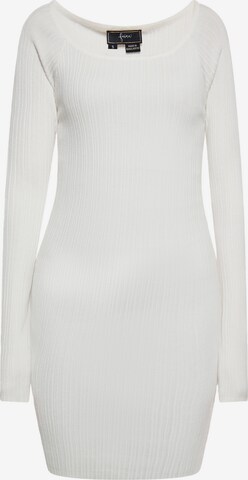 faina Dress in White: front