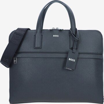 BOSS Laptop Bag 'Zair' in Blue: front