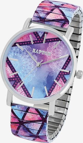 Raptor Analog Watch 'Colorful Edition, Mineralglas' in Purple: front