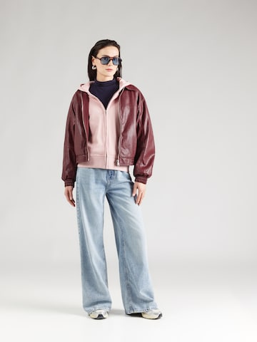 Pepe Jeans - Sudadera con cremallera en rosa