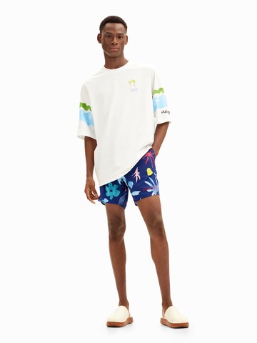 Desigual Badeshorts i blå