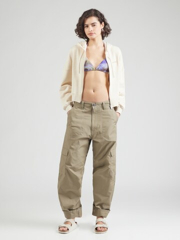 ROXY Sweatjacke 'NEVER BETTER' in Beige