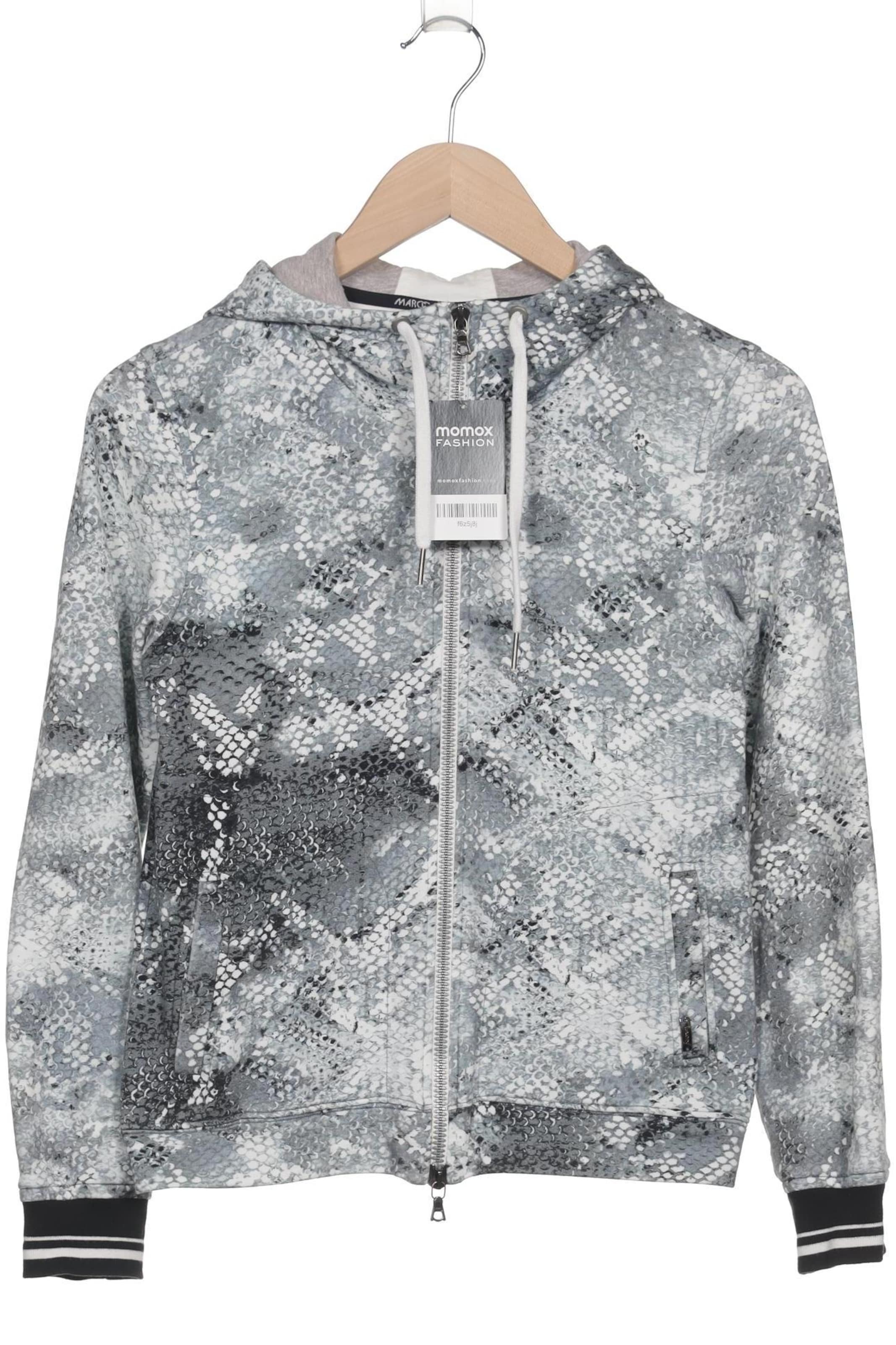 Marc Cain Sports Kapuzenpullover XS in Grau: Vorderseite