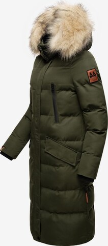 MARIKOO Winter coat 'Schneesternchen' in Green