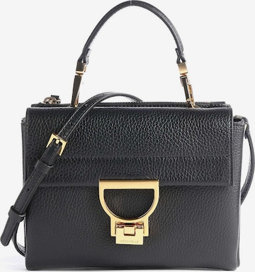 Coccinelle Schoudertas 'Arlettis Handbag Grained Leather' in Zwart: voorkant