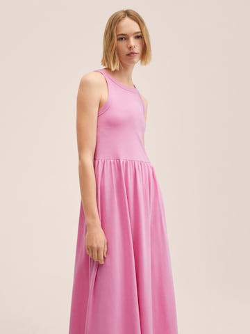 MANGO Kleid 'SANDO' in Pink: predná strana