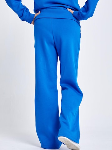 SPORTKIND Flared Sportbroek 'Cotton Sweatpants' in Blauw