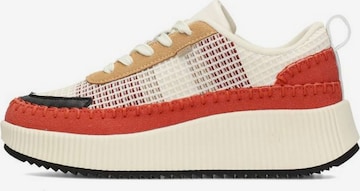 Baskets basses PS Poelman en marron : devant