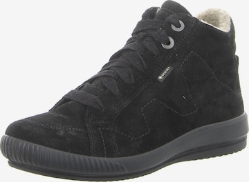 Stivale stringato 'Schnürstiefelette Damen 2-000268-0000 Echtleder in schwarz' di Legero in nero: frontale