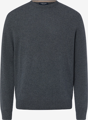 Pull-over Andrew James en gris : devant