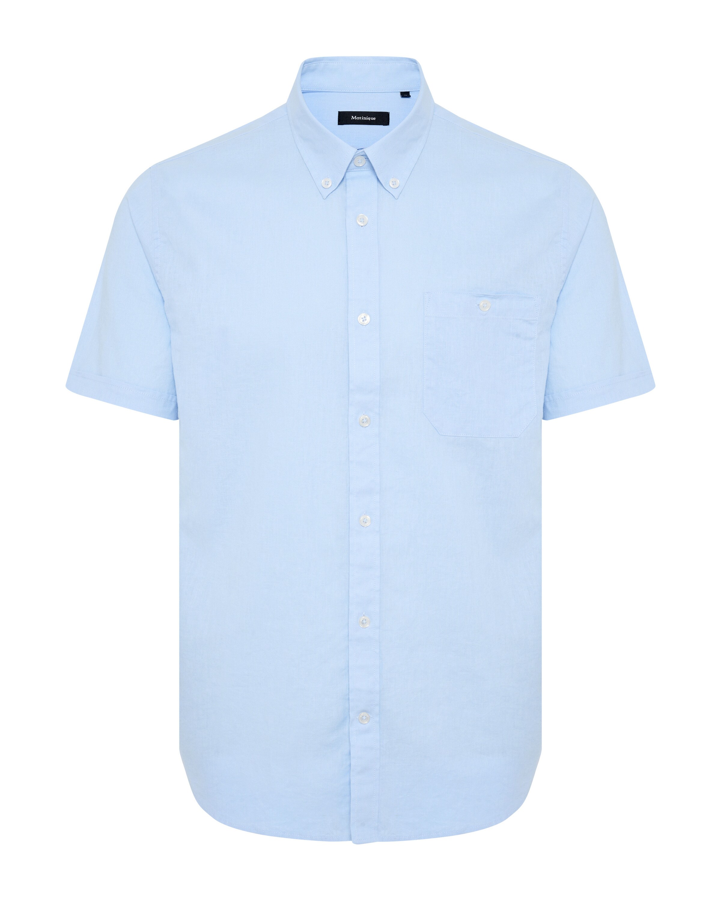 Matinique Button Up Shirt 'Trostol' in Blue: front