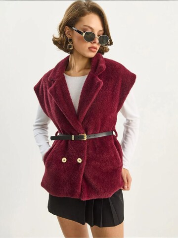 Bianco Lucci Bodywarmer 'Westen' in Rood