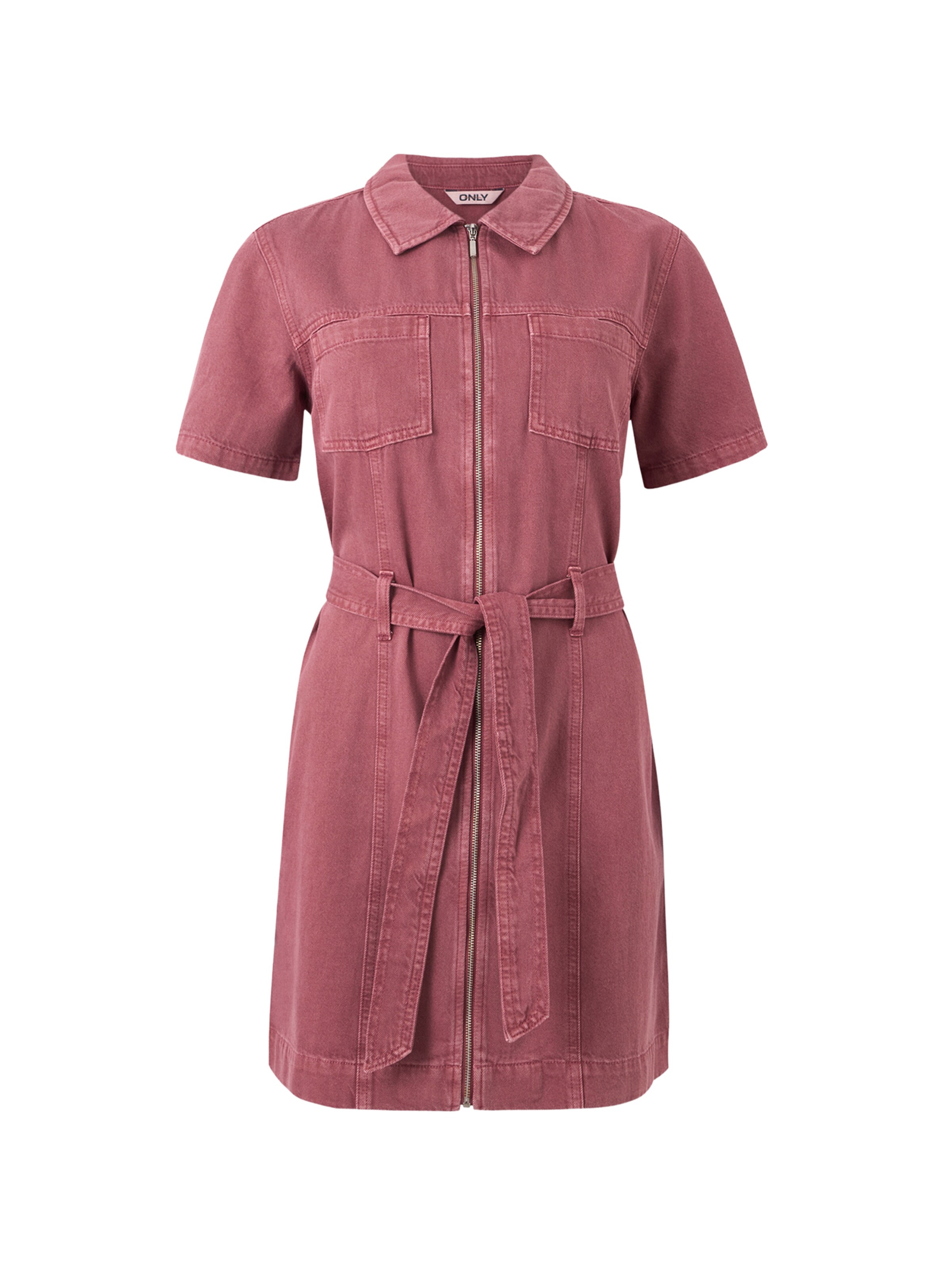 ONLY Robe-chemise en rose ancienne, Vue avec produit