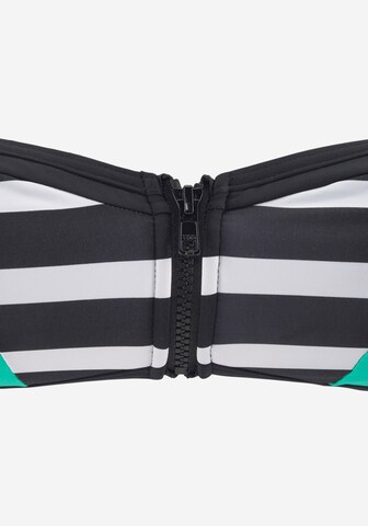 Bandeau Hauts de bikini KangaROOS en noir