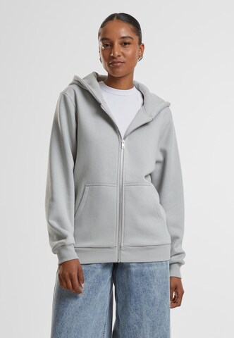 Urban Classics Sweatjacke in Grau: Vorderseite