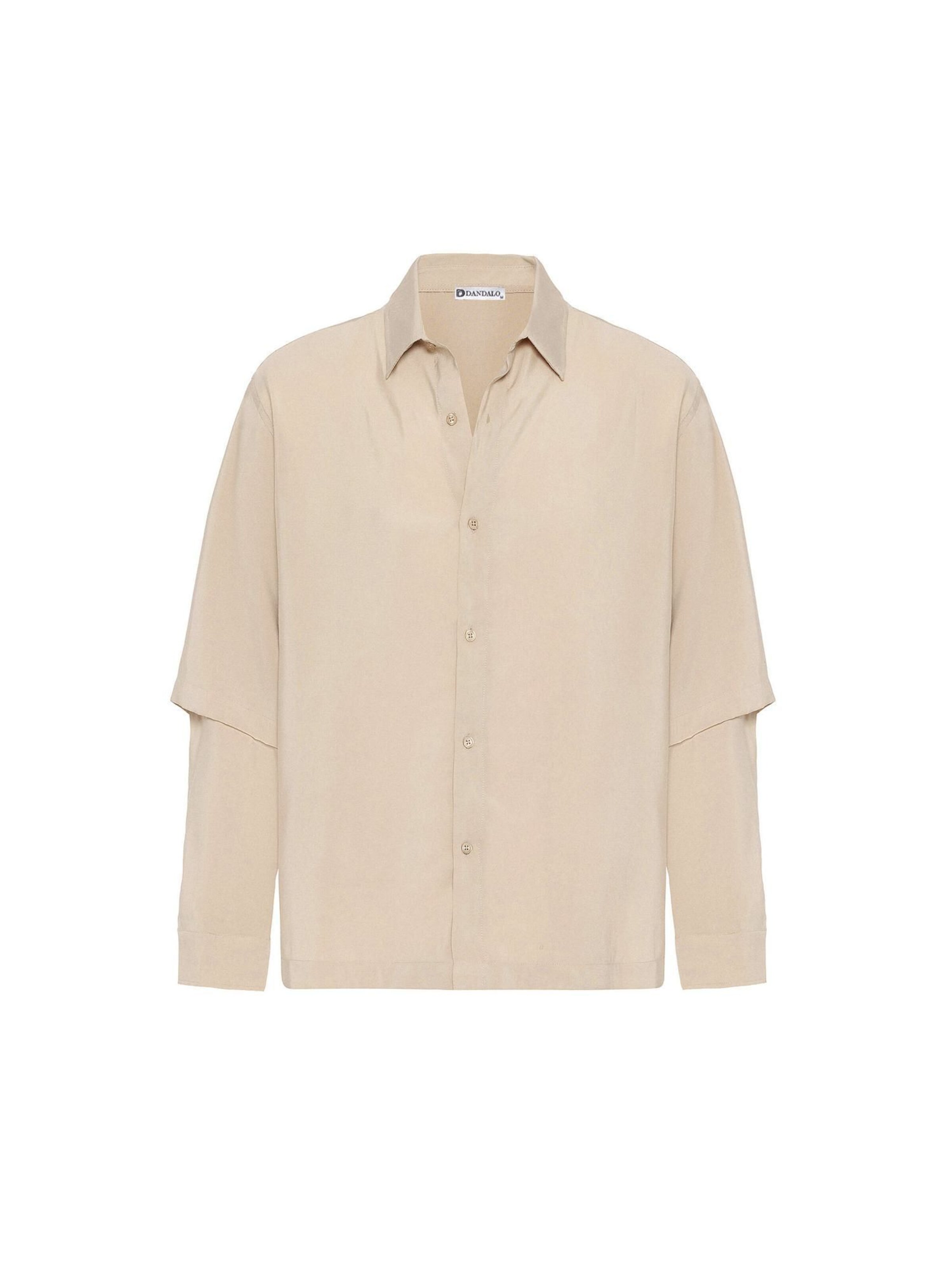 Comfort Fit Cămașă de la Dandalo pe bej: față