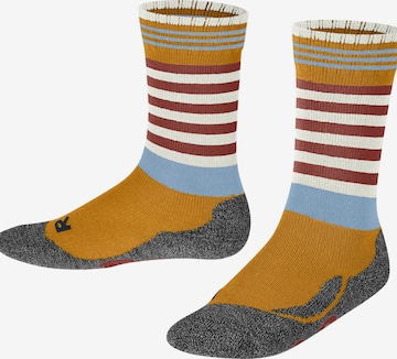 FALKE Socks 'Active Frog' in Yellow: front