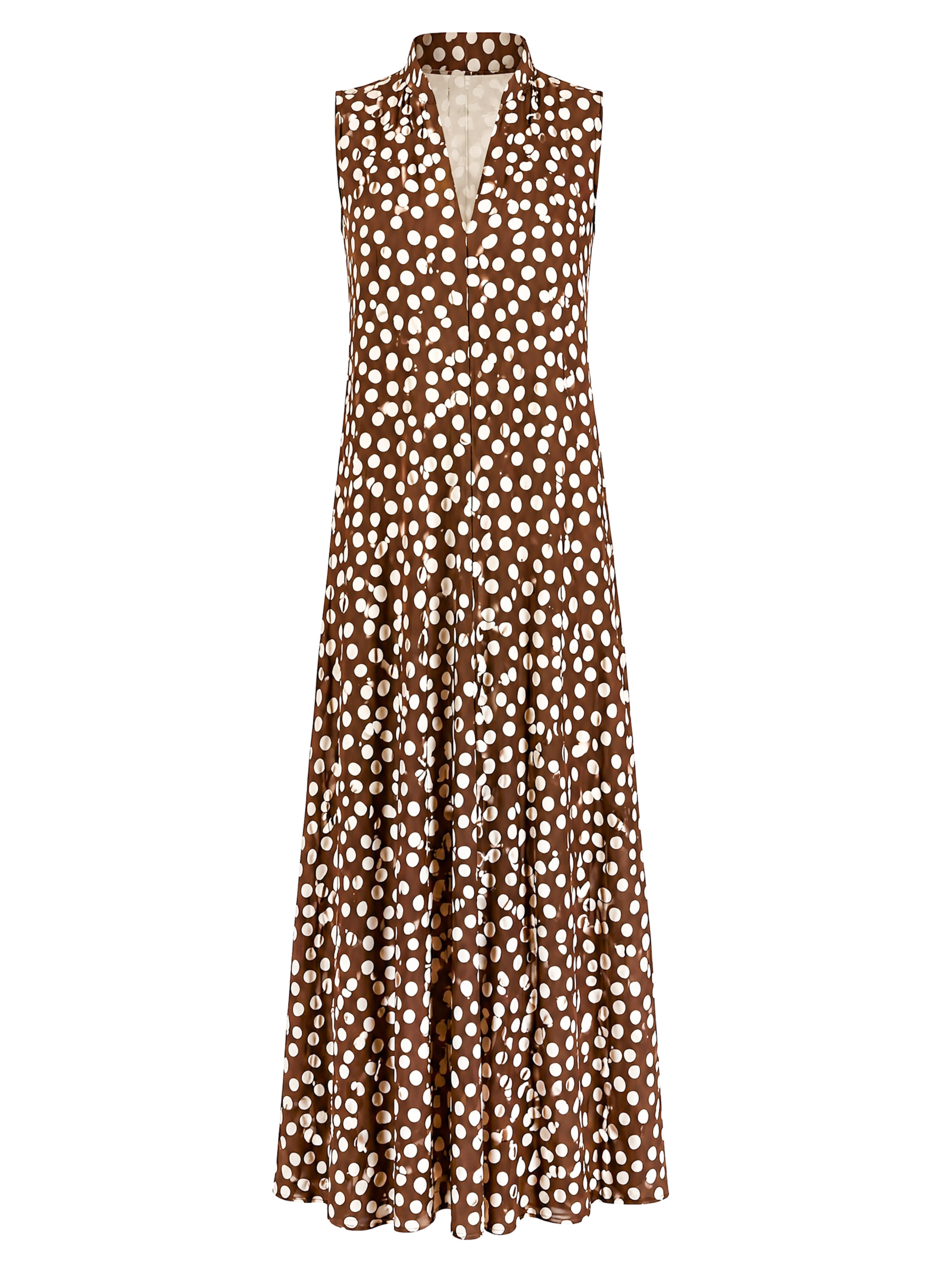 Seasons of April Summer dress 'Grace' in Brown: front