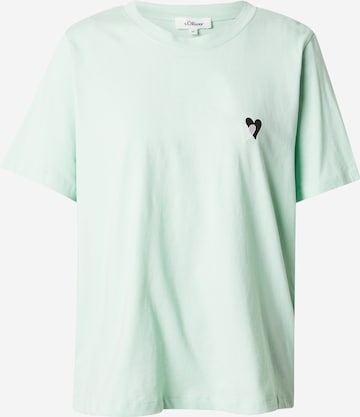 s.Oliver T-Shirt in Grün: Vorderseite