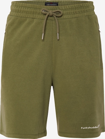 žalia Funky Buddha Laisvas Kelnės: priekis