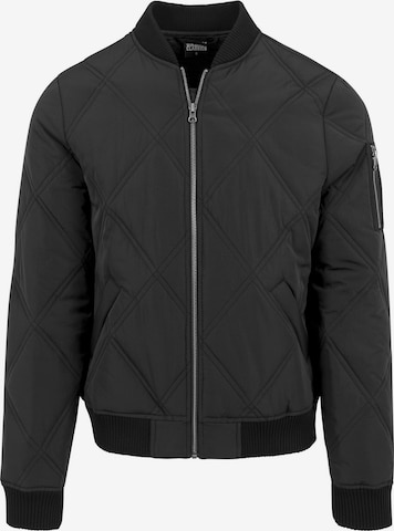 Veste mi-saison Urban Classics en noir : devant