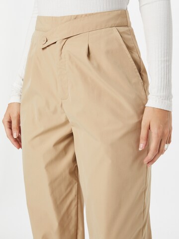 Misspap Tapered Trousers in Beige