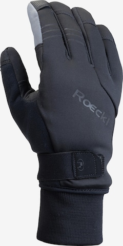 Roeckl Athletic Gloves in Black: front