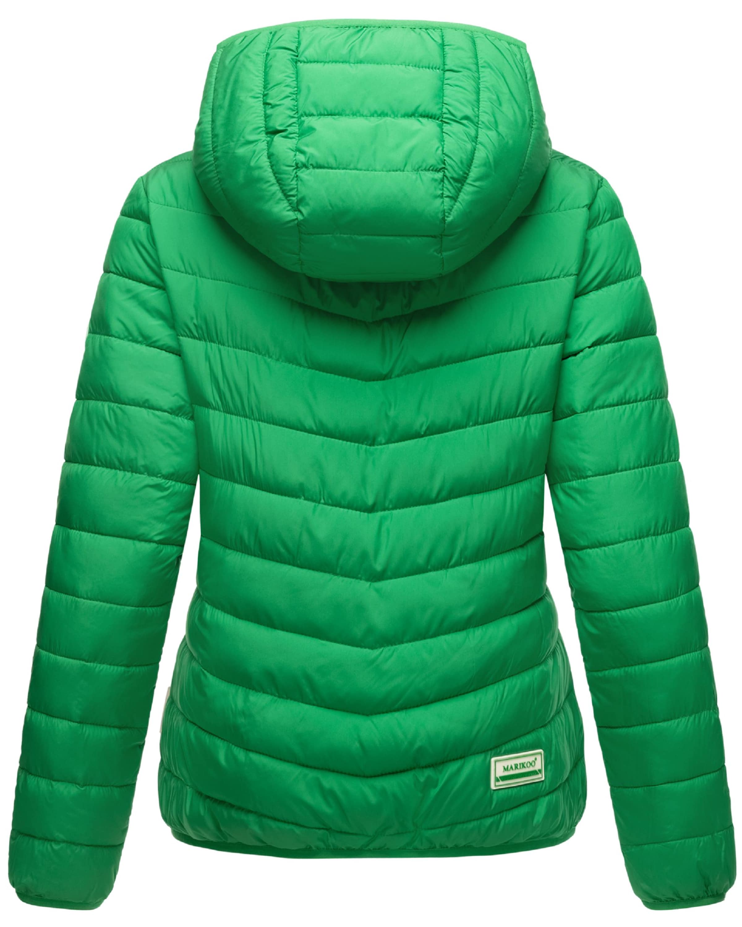 MARIKOO Демисезонная куртка 'Pack Mich Ein' в Зеленый