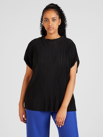 ONLY Carmakoma - Blusa 'RIMMA' en negro: frente