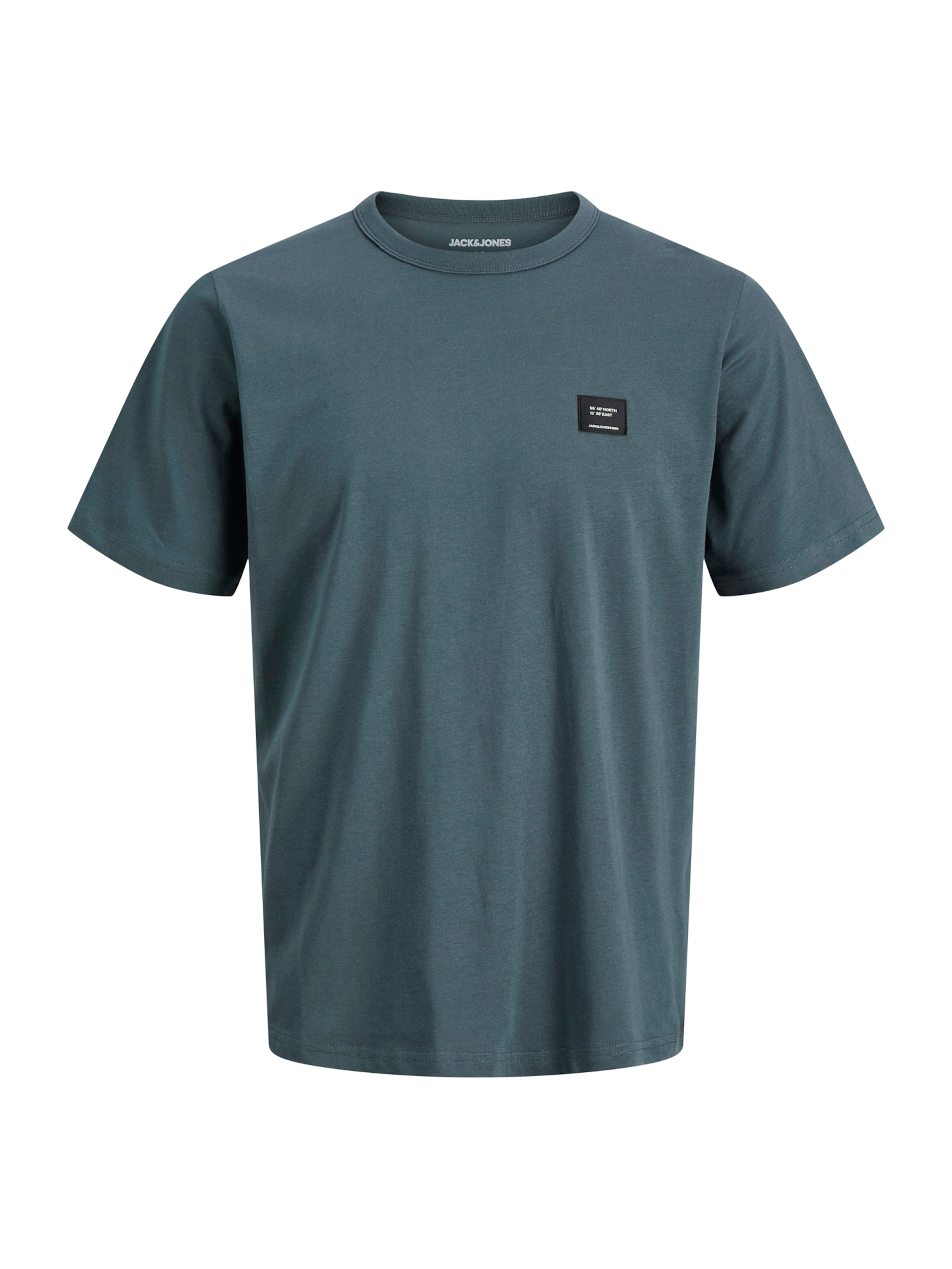JACK & JONES Μπλουζάκι 'JJCLEVELAND' σε γκρι: μπροστά