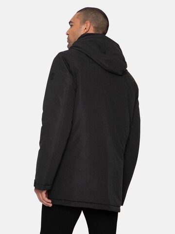 Threadbare Winter Jacket 'Vetch' in Black