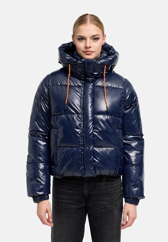 MARIKOO Winter jacket in Blue: front