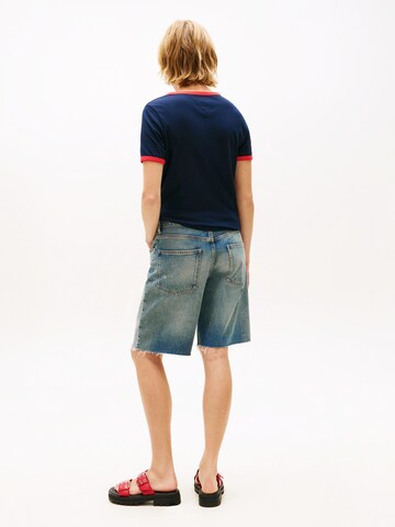 Tricou de la Tommy Jeans pe albastru