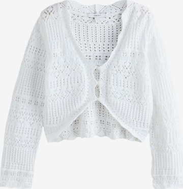 Next Knit cardigan in White: front