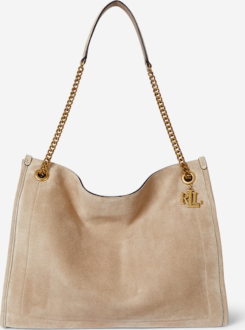 Lauren Ralph LaurenShopper torba - bež boja: prednji dio