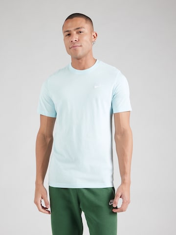 Nike Sportswear Regular fit Shirt 'CLUB' in Blue: front