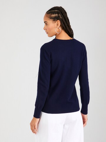 Pure Cashmere NYC Pullover i blå
