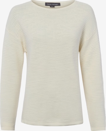 Pull-over Franco Callegari en blanc : devant