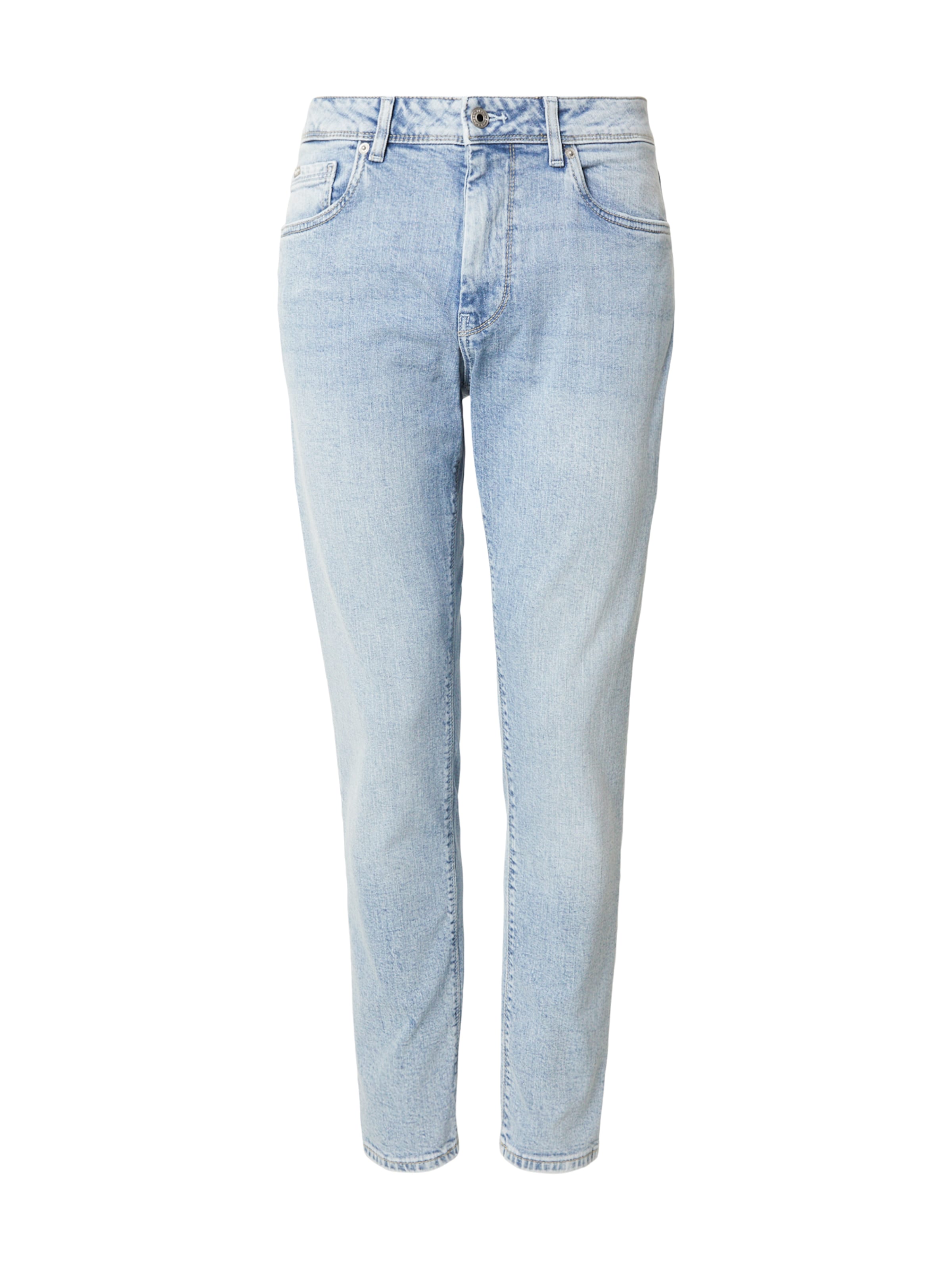 Coupe slim Jean 'Stanley' Pepe Jeans en bleu : devant